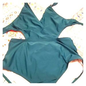 Women's Green One-Piece Swimsuit